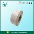 glossy laminated paper label , linerless label without base paper